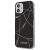 Guess GUHCP12SPCUCHBK iPhone12 mini 5,4 czarny/black hardcase Gold Chain Collection